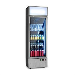 Klarstein Berghain, chladnička na nápoje, 188 l, RGB vnitřní osvětlení, 162 W, ušlechtilá ocel